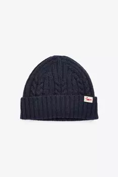 С плетеной шляпой Aubin, синий