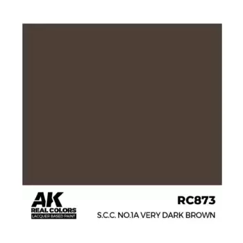 С.С.К. № 1А Очень Темно-коричневый, Paint - Real Color, Dropper Bottles (AK-Interactive)