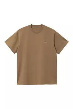 S/S Скрипт с вышивкой T Carhartt, белый