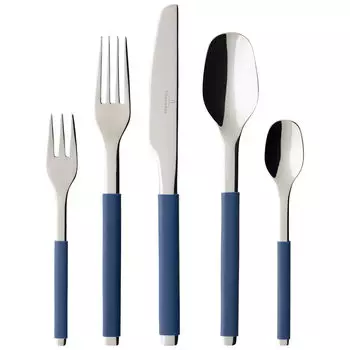 S+ Столовые приборы Blueberry 30 шт Villeroy & Boch, синий