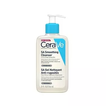 Sa Разглаживающее очищающее средство для лица и тела 236 мл/8 унций с салициловой кислотой, Cerave