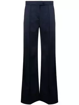 SA SU PHI расклешенные шерстяные брюки, синий
