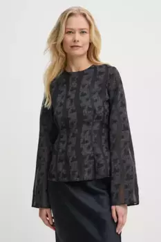 СААНАЙ блузка Samsoe Samsoe, темно-синий