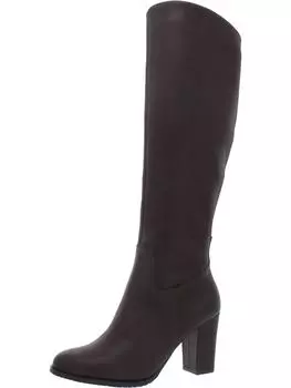 SABASTIN Женские сапоги с круглым носком и застежкой-молнией. Высокие сапоги NYDJ, коричневый