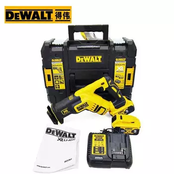 Сабельная пила Dewalt DCS367P2-A9 перезаряжаемая, 20 В