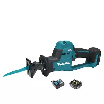Сабельная пила Makita DJR189RTJ + два аккумулятора 18V 5.0Ah