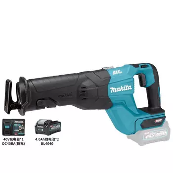 Сабельная пила Makita JR001GM201 + два аккумулятора 4.0Ah, зарядное устройство