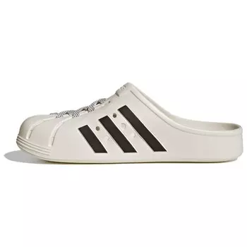 Сабо Adidas Adilette Clogs 'White Black'