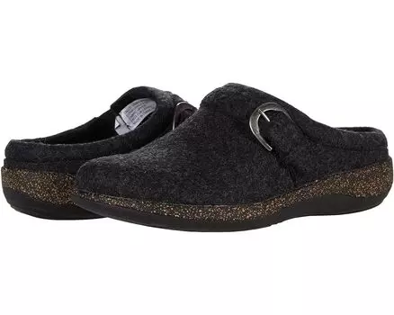 Сабо Aetrex Libby Wool, черный