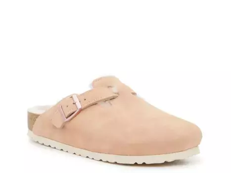 Сабо Birkenstock Boston Shearling - женские, румяна