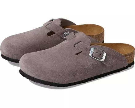 Сабо Birkenstock Kids Boston - Suede, цвет Faded Purple