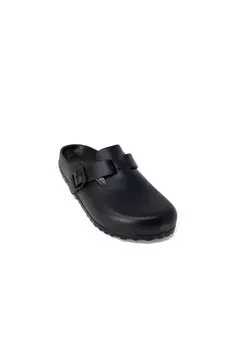 Сабо Birkenstock с пряжкой, черный