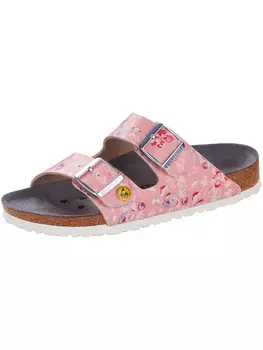 Сабо Birkenstock Sandalen Arizona ESD Flower, розовый