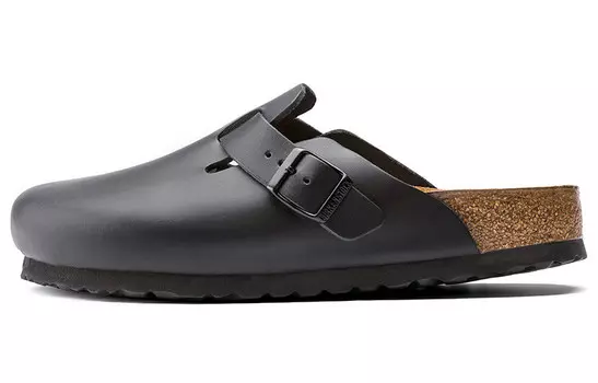 Сабо Boston Super Grip Leather Black Birkenstock