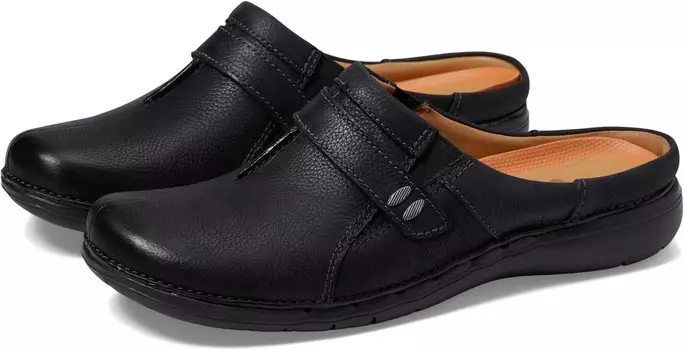 Сабо Clarks Un Loop Ease, цвет Black Leather