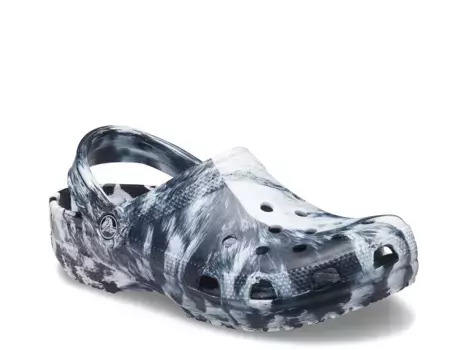 Сабо Classic Clog Crocs, белый/черный