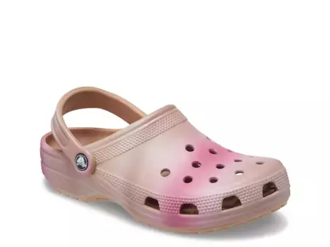 Сабо Classic Clog Crocs, бежевый/розовый