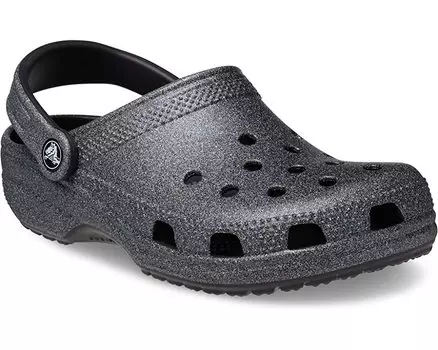 Сабо Classic Clog - Glitter Crocs, черный
