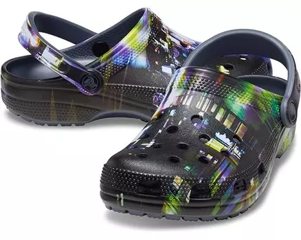 Сабо Classic Clog - Seasonal Graphic Crocs, шторм