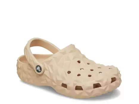 Сабо Classic Geometric Clog Crocs, цвет tan