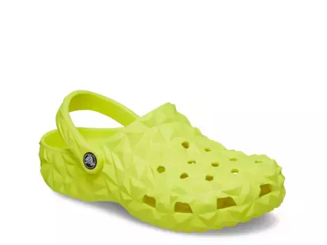 Сабо Classic Geometric Clog Crocs, желтый