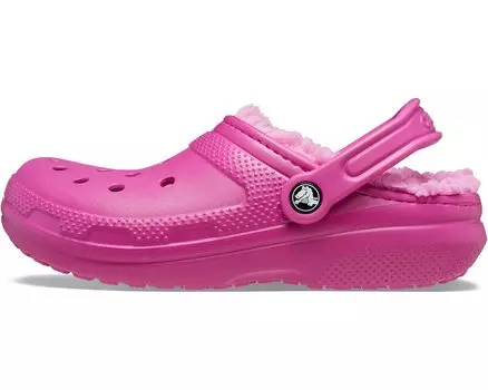 Сабо Classic Lined Clog Crocs, фуксия веселье