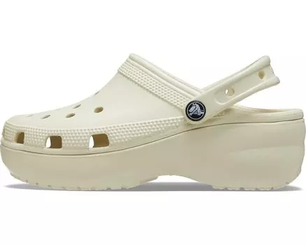 Сабо Classic Platform Clog Crocs, кость