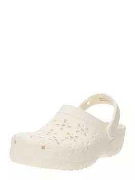 Сабо Crocs, экрю