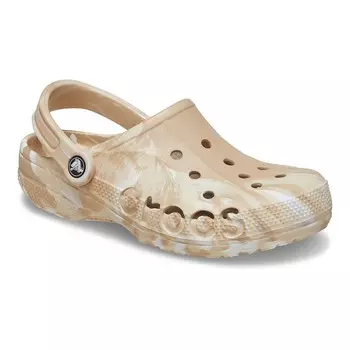 Сабо Crocs Baya под мрамор, цвет Chai Multi
