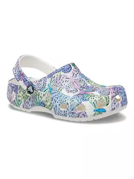 Сабо Crocs Butterfly, красочный