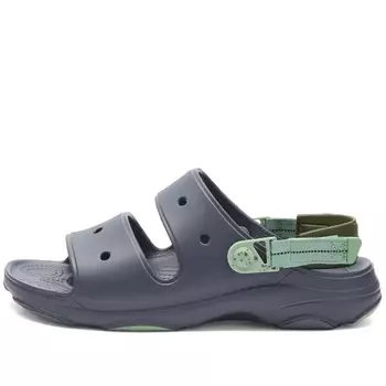 Сабо Crocs Classic All Terrain, серо-синий/бирюзовый