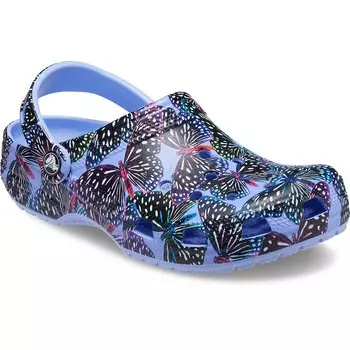 Сабо Crocs Classic Butterfly, синий