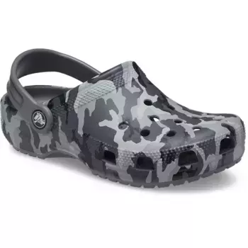 Сабо Crocs Classic Camo, черный