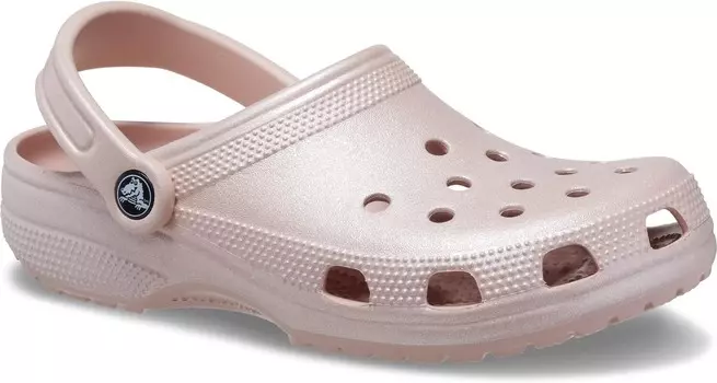 Сабо Crocs Classic Clog - Glitter, цвет Pink Clay Simmer
