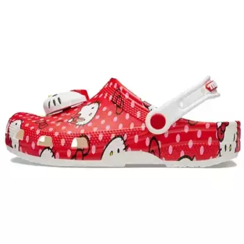 Сабо Crocs Classic Clog Hello Kitty Red Polka Dots