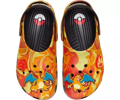 Сабо Crocs Classic Clog x Pokmon, Charizard, оранжевый