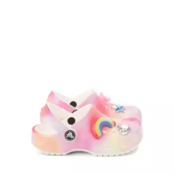 Сабо Crocs Classic Cloud Charm Clog, цвет Rainbow