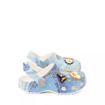 Сабо Crocs Classic Denim Patch Clog, цвет Denim