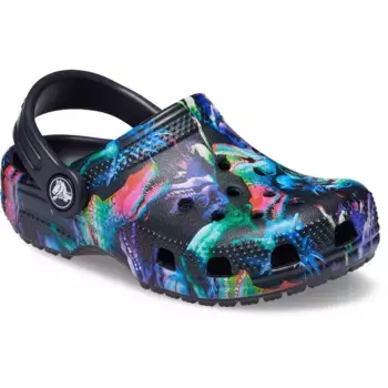Сабо Crocs Classic Dino, разноцветный
