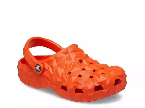 Сабо Crocs Classic Geometric, оранжевые