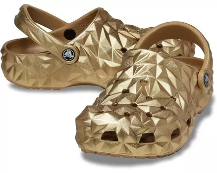 Сабо Crocs Classic Geometric, золотой