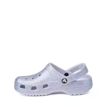 Сабо Crocs Classic Glitter Clog, цвет Frosted Purple