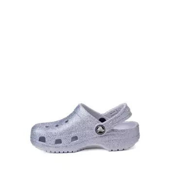 Сабо Crocs Classic Glitter Clog, цвет Frosted Purple