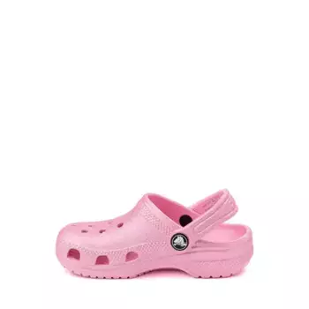Сабо Crocs Classic Glitter Clog, цвет Pink Tweed