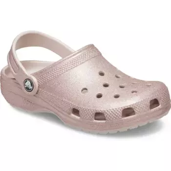 Сабо Crocs Classic Glitter, золотой