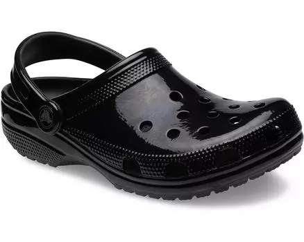 Сабо Crocs Classic High Shine, цвет Black High Shine