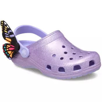 Сабо Crocs Classic Iam Butterfly Toddler, фиолетовый