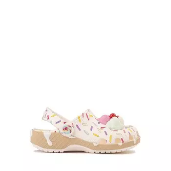 Сабо Crocs Classic Ice Cream Party Clog, белый