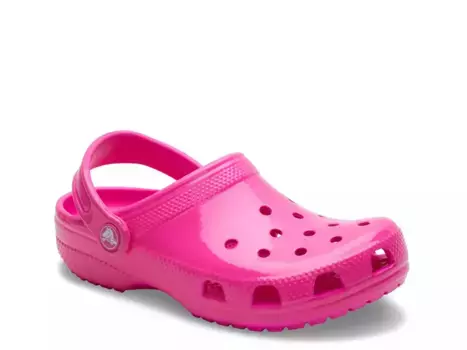 Сабо Crocs Classic Neon Highlighter, цвет Pink Crush