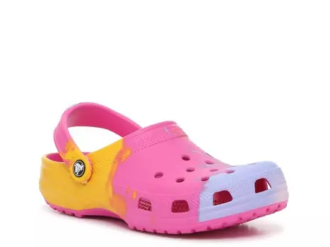 Сабо Crocs Classic Ombre, розовый/мультиколор